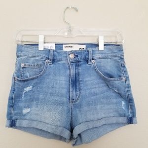 High Waist Denim Shorts